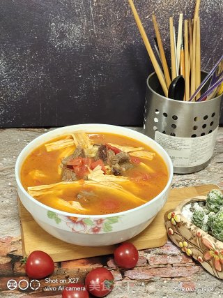 啤酒腐竹牛腩汤的做法步骤：9