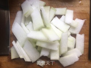 肉末冬瓜的做法步骤：1
