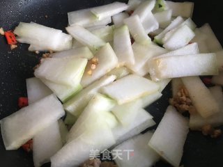 肉末冬瓜的做法步骤：7