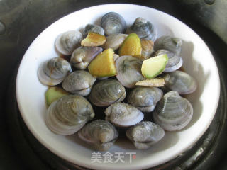 清蒸圆蛤的做法步骤：7