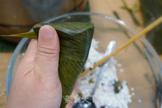 蜜豆锥子粽的做法步骤：6