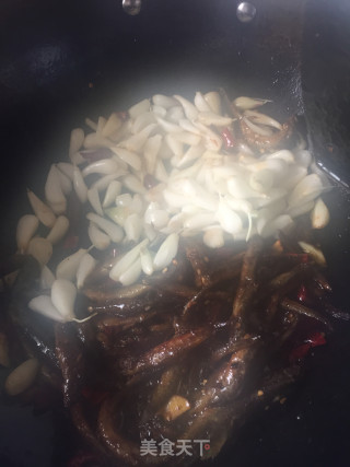 荞头炒泥鳅的做法步骤：2