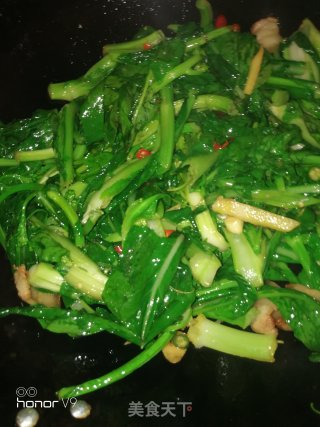 香辣菜心的做法步骤：6
