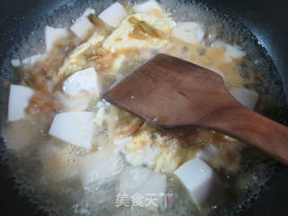 榨蛋豆腐汤的做法步骤：5