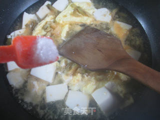 榨蛋豆腐汤的做法步骤：7