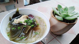 海带番薯粉鸡肉汤的做法步骤：10