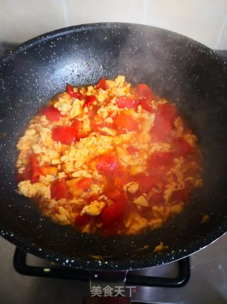 西红柿鸡蛋打卤面的做法步骤：7