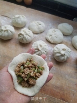 四季豆酱肉包的做法步骤：6