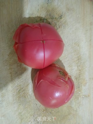 爱心便当-西红柿炒鸡蛋的做法步骤：4
