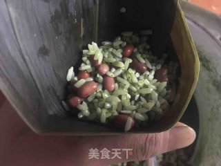抹茶红豆粽的做法步骤：8