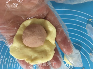 奶香桃花酥的做法步骤：7
