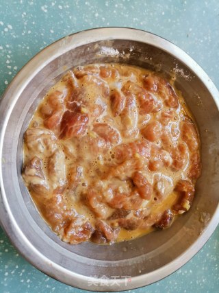 自制锅包肉的做法步骤：2