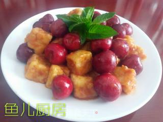 樱桃豆腐──鱼儿厨房私房菜的做法步骤：21