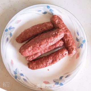 蒜香猪肉肠的做法步骤：9