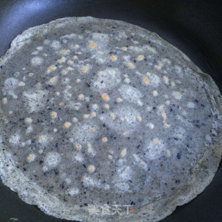 黑芝麻煎饼的做法步骤：6