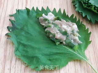 紫苏叶蛋饺的做法步骤：4