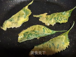 紫苏叶蛋饺的做法步骤：8