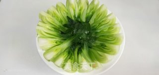 香菇油菜的做法步骤：4