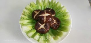 香菇油菜的做法步骤：6