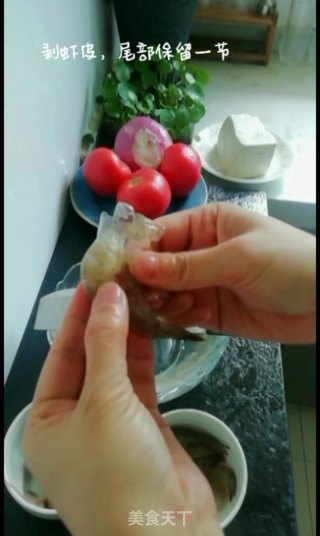 香脆芙蓉虾的做法步骤：2