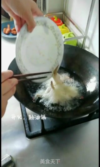 香脆芙蓉虾的做法步骤：7