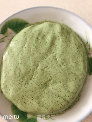 艾草青团的做法步骤：3