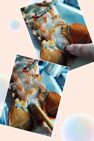 蒜蓉波士顿龙虾的做法步骤：2