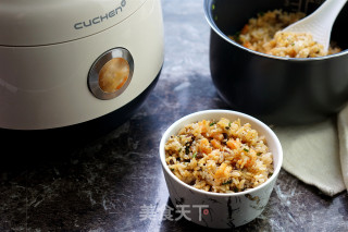 香菇菜虾仁焖饭的做法步骤：10
