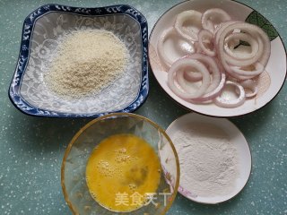 炸洋葱圈的做法步骤：2