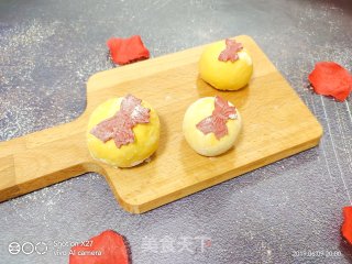 卡通蝴蝶小馒头的做法步骤：5