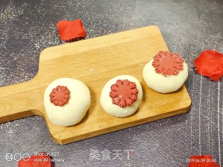 康乃馨小馒头的做法步骤：7