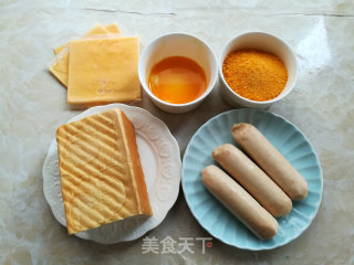 香肠芝士卷的做法步骤：1