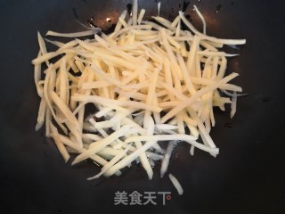 青椒土豆丝的做法步骤：7