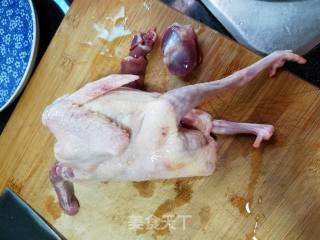 鸽子焖饭(电饭煲版)的做法步骤：4