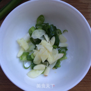 蚝油茭白包菜的做法步骤：4