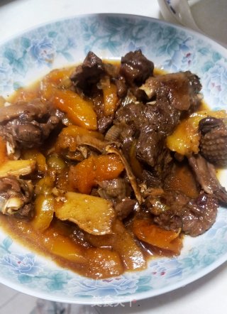 鸭肉烧木瓜的做法步骤：5