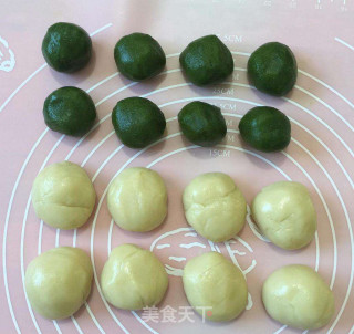 栗子抹茶酥的做法步骤：4
