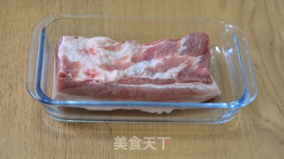 干豇豆扣肉的做法步骤：2