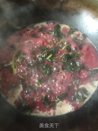 苋菜皮蛋汤的做法步骤：3