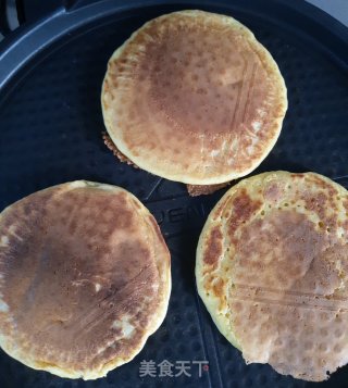 奶香玉米松饼的做法步骤：7