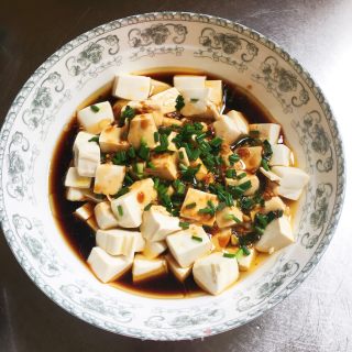 小葱拌豆腐的做法步骤：8