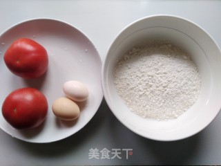 番茄鸡蛋面疙瘩的做法步骤：1