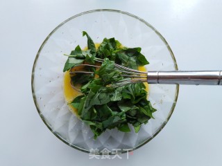 罗勒煎蛋的做法步骤：4