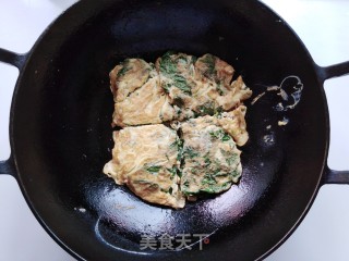 罗勒煎蛋的做法步骤：7