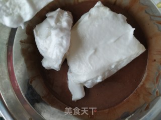 斑马纹酸奶蛋糕的做法步骤：15