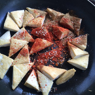 麻辣孜然豆干的做法步骤：6