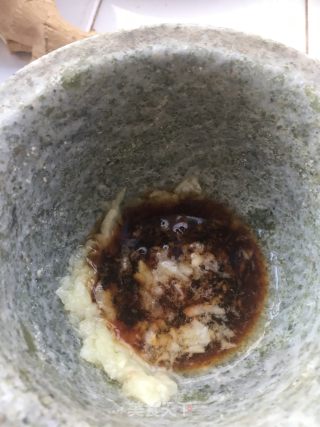 “下酒菜”麻汁心叶日中花的做法步骤：4