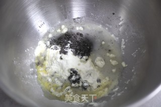 黑芝麻贝果的做法步骤：2