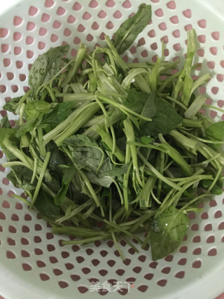 翠绿瓮菜的做法步骤：1