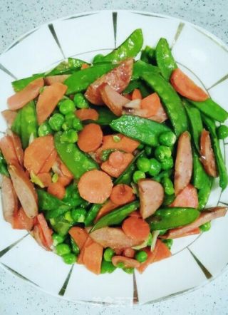 荷兰豆炒豌豆的做法步骤：10